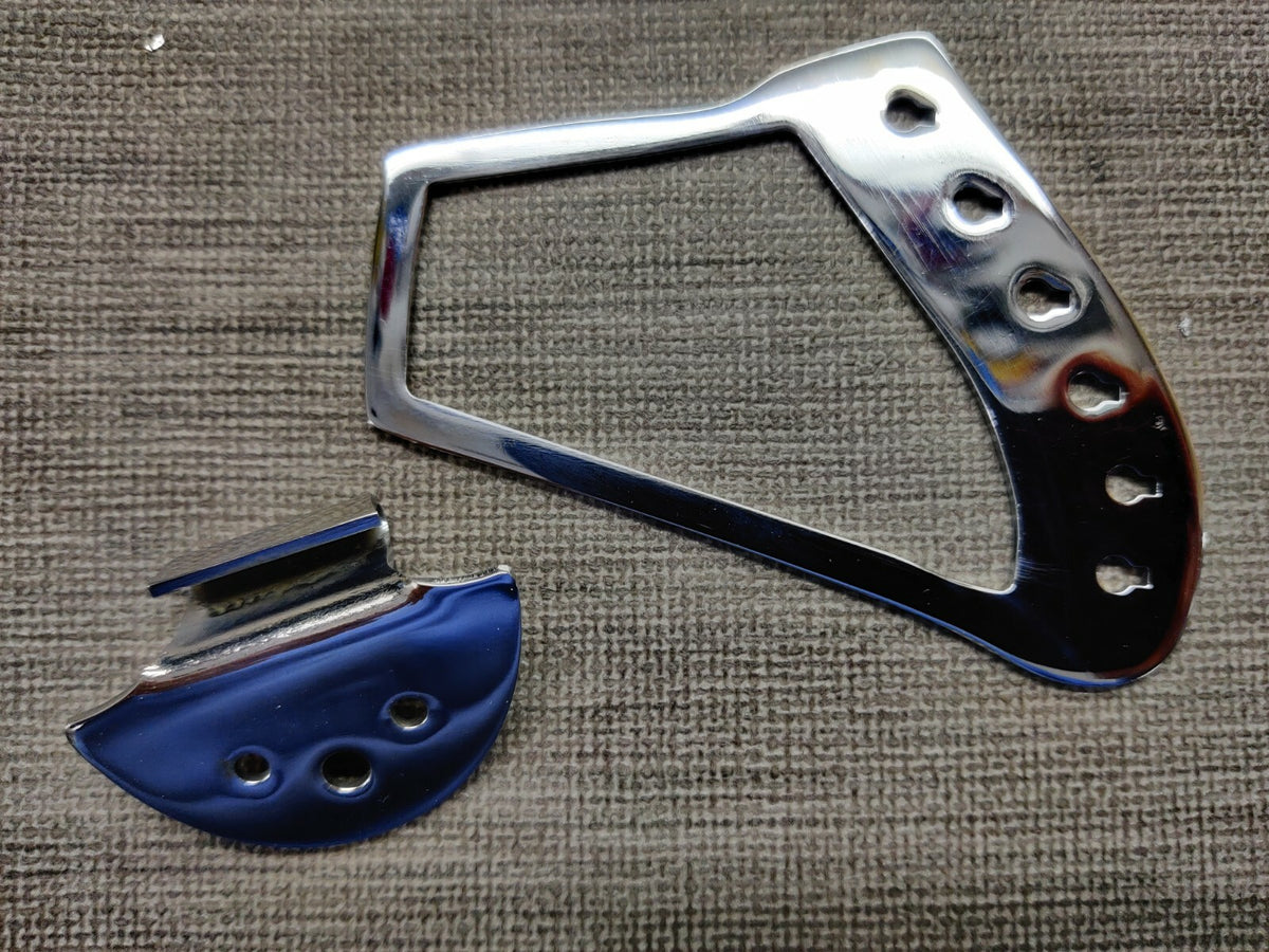 6-string harp tailpiece + bracket to replace R tp for Rickenbacker Guitar