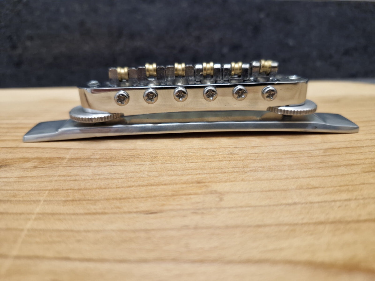 Nashville Tune-O-Matic bridge on Bigsby baseplate For Archtop Guitar