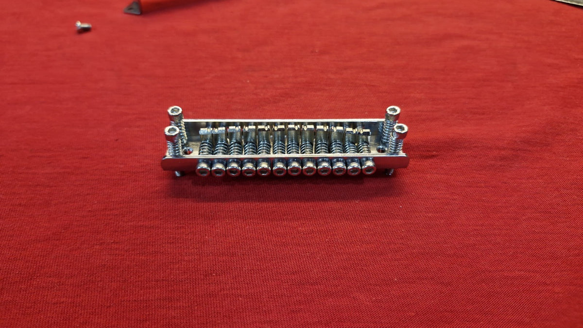 12-String Bridge w/ baseplate & cover For Rickenbacker NO USA CUSTOMS FEES.