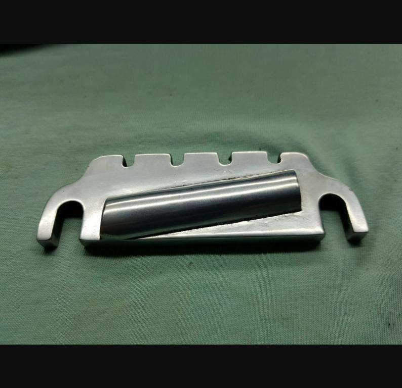 Tailpiece bridge for Gibson violin bass Eb-1 project / restoration.