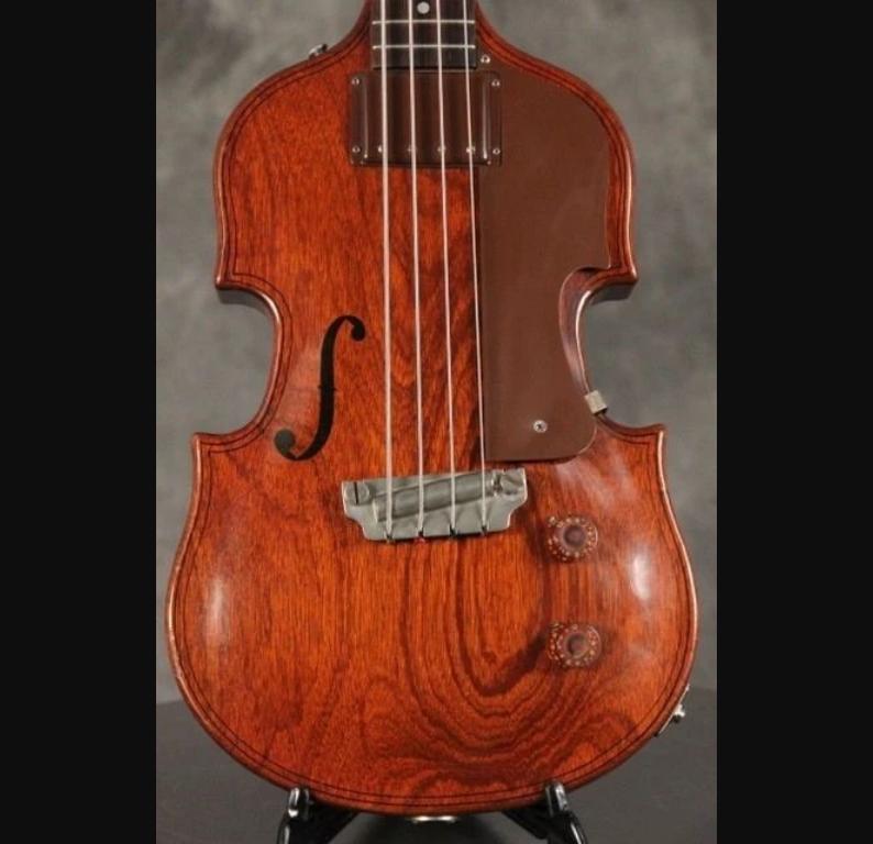 Tailpiece bridge for Gibson violin bass Eb-1 project / restoration.