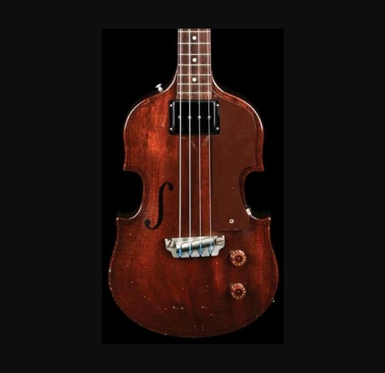 Tailpiece bridge for Gibson violin bass Eb-1 project / restoration.