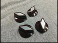 4 pcs set brown/silver tv - cooker style knobs John Lennon for Rickenbacker